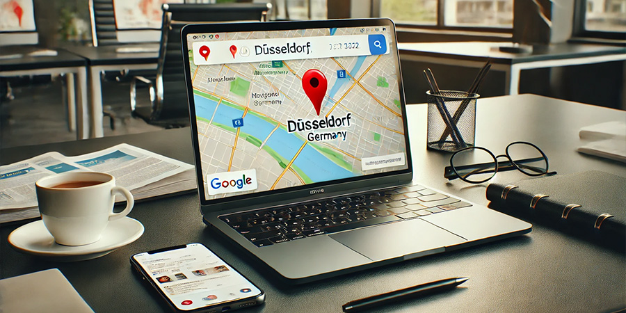 Google Maps Eintrag – Der rote Pfeil für Sicherheit