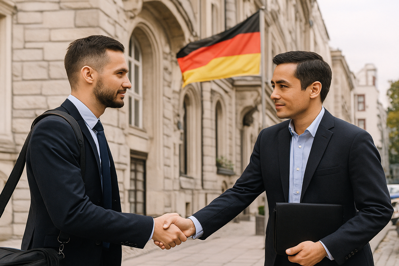 Wie finde und kontaktiere ich Firmenkunden in Deutschland aus dem Ausland?