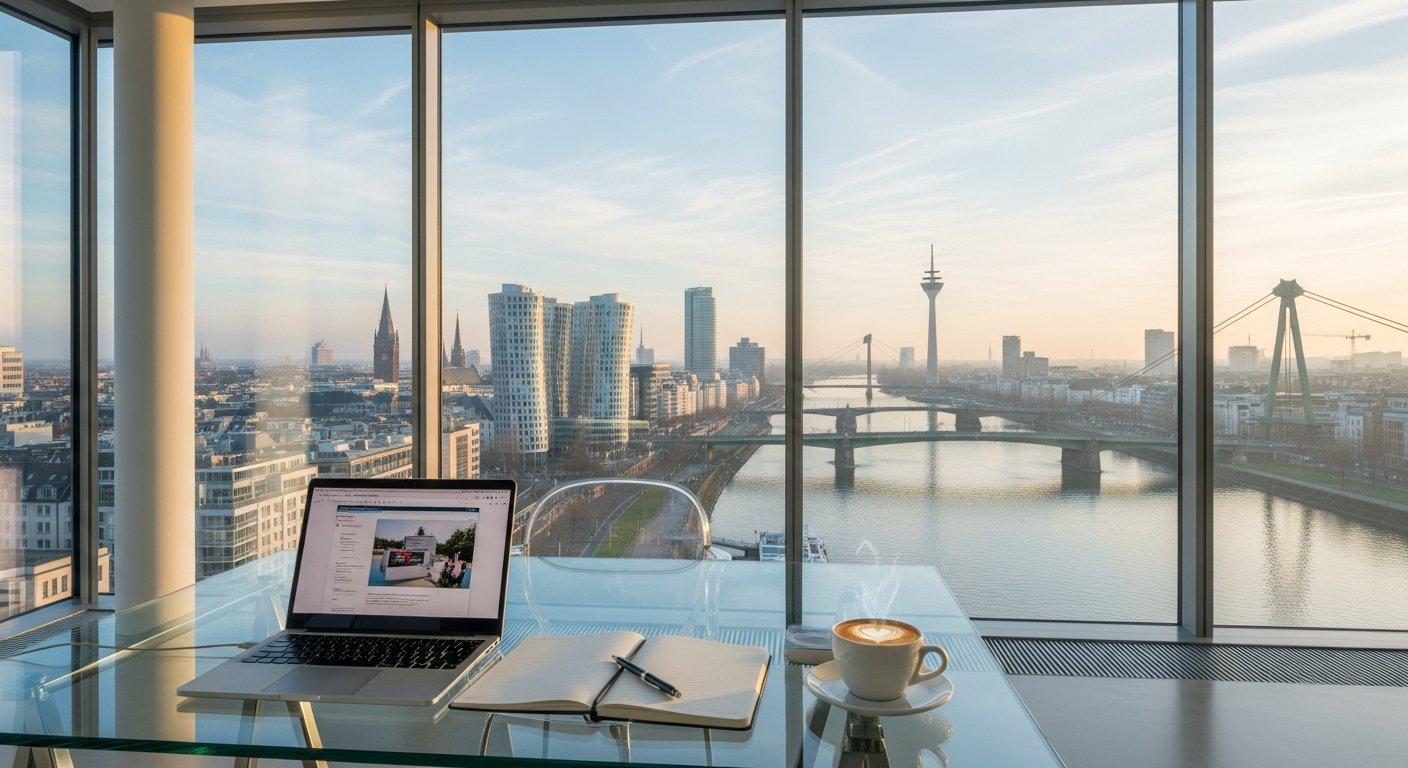 Warum ist ein virtuelles Büro in Düsseldorf der entscheidende Schlüssel für mehr Vertrauen bei Ihren Kunden?
